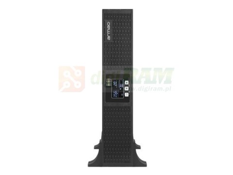 Zasilacz awaryjny UPS On-Line rack 1000VA 4 x IEC C13 USB-B LCD metalowa obudowa