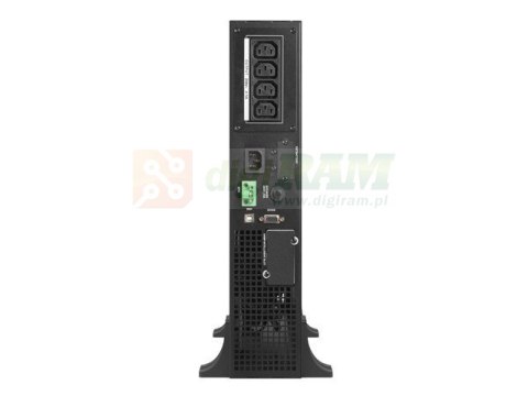 Zasilacz awaryjny UPS On-Line rack 1000VA 4 x IEC C13 USB-B LCD metalowa obudowa