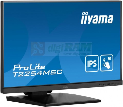 Monitor 21.5 cala T2254MSC-B1AG pojemnościowa 10 punktów, IPS, powłoka AG