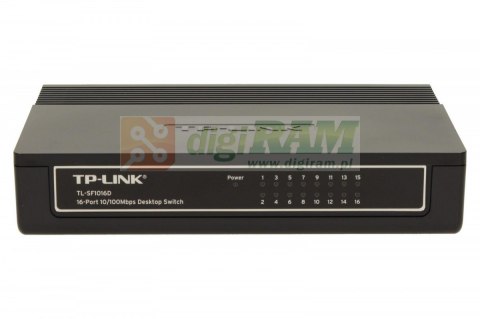 SF1016D switch L2 16x10/100 Desktop