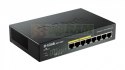 Switch 8-port 10/100/1000Gigabit Metal Housing Desktop