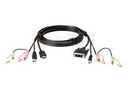Aten 2L-7D02DH 1.8m USB HDMI to