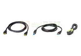 Aten 2L-7D02UHX3 2L-7D02UHX3 KVM cable Black