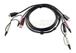 Aten 2L-7D02UH USB HDMI KVM Cable 1.8m