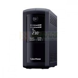 Zasilacz awaryjny VP1000ELCD-FR 1000VA/550W/4xFR,AVR,LCD/RJ45