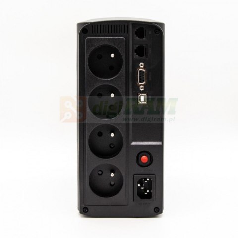 Zasilacz awaryjny VP1000ELCD-FR 1000VA/550W/4xFR,AVR,LCD/RJ45