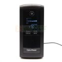 Zasilacz awaryjny VP1000ELCD-FR 1000VA/550W/4xFR,AVR,LCD/RJ45