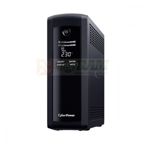 Zasilacz awaryjny VP1200ELCD-FR 1200VA / 720W / 5xFR / AVR / LCD / RJ45