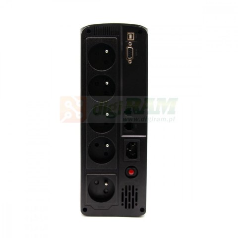 Zasilacz awaryjny VP1200ELCD-FR 1200VA / 720W / 5xFR / AVR / LCD / RJ45