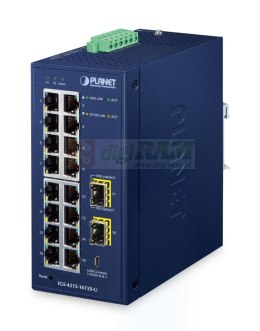 Planet IGS-4215-16T2S-U IP30 Industrial L2/L4 16-Port