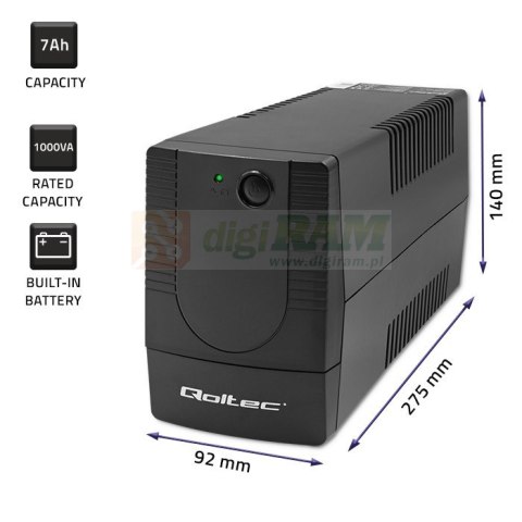 Zasilacz awaryjny UPS | Monolith | 1000VA | 600W