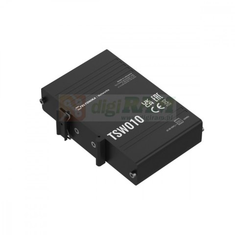 Przełącznik przemysłowy TSW010 5xRJ45 porty 10/100Mbps