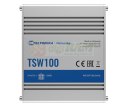 Przełącznik przemysłowy TSW100 4xPoE+, 5xGigabit