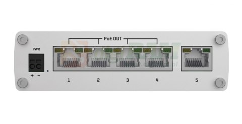 Przełącznik przemysłowy TSW101 5xGbE 4xPoE+