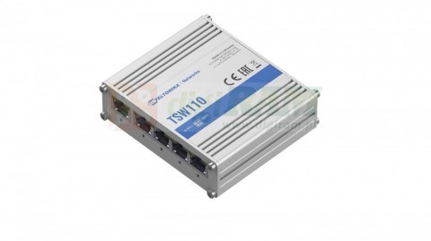 Przełącznik przemysłowy TSW110 5xGigabit Ethernet