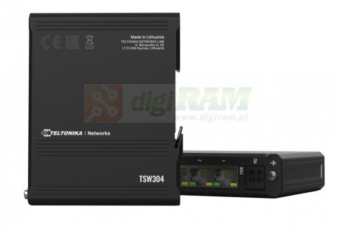 Przełącznik przemysłowy TSW304 4xRJ45 10/100/1000 Mbps
