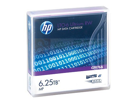 LTO-6 Ultrium 6.25TB MP RW Data Cartridge C7976A
