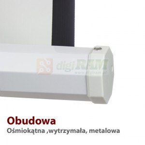 Ekran ręczny na statywie TS-100 4:3 100 cali 203x152cm