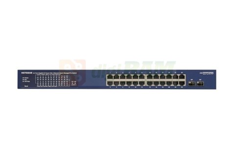 Przełącznik Smart GS724TP Switch Smart 24xGE PoE 2xSFP