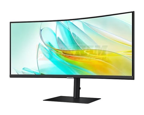 Monitor 34 cale LS34C652UAUXEN VA 3440x1440 UWQHD 21:9 1xHDMI 1xDP 1xUSB-C(90W) 3xUSB 3.0 LAN (RJ45) 5ms 100Hz HAS+PIVOT zakrzyw