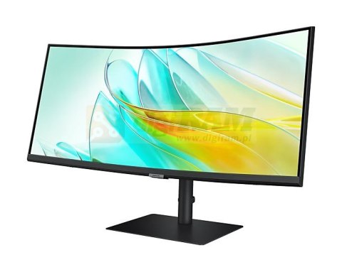Monitor 34 cale LS34C652UAUXEN VA 3440x1440 UWQHD 21:9 1xHDMI 1xDP 1xUSB-C(90W) 3xUSB 3.0 LAN (RJ45) 5ms 100Hz HAS+PIVOT zakrzyw