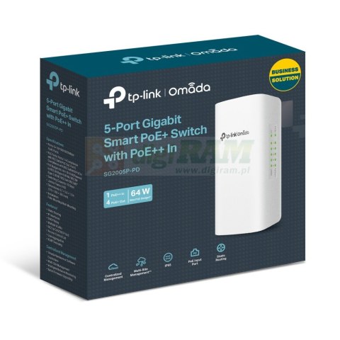 Przełącznik SG2005P-PD 5xGE (1xPoE++ 4xPoE+)