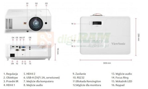 Projektor PS502X-EDU XGA/4000