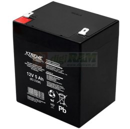 Akumulator żelowy 12V 5Ah XTREME 101x90x70