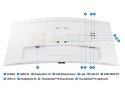 Monitor 34 cale LS34C650TAUXEN VA 3440x1440 UWQHD 21:9 1xHDMI 1xDP 2xTB 4.0 (90W/15W) 3xUSB 3.0 LAN (RJ45) 5ms 100Hz HAS+PIVOT z