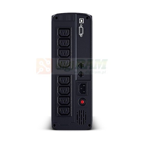Zasilacz awaryjny UPS VP1200EILCD 1200VA/720W AVR/LCD/8xC13/RJ11/RJ45