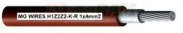Przewód fotowoltaiczny // MG Wires // 1x4mm2, 0,6/1kV czerwony H1Z2Z2-K-R-4mm2 RD, opakowanie 50m