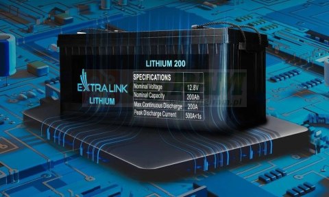 Akumulator LiFePO4 200AH 12.8V BMS EX.30479