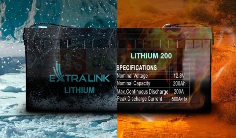 Akumulator LiFePO4 200AH 12.8V BMS EX.30479