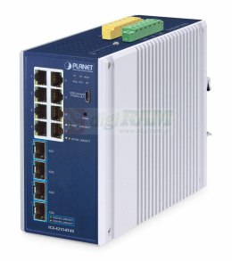 Planet IGS-4215-8T4X IP30 Industrial L2/L4 8-Port