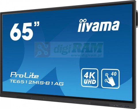 Monitor 65 cali ProLite TE6512MIS-B3 AG,40pkt,IPS,4K,24/7
