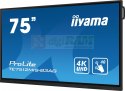 Monitor 75 cali ProLite TE7512MIS-B3 AG,INFRARED,40pkt,IPS,4K