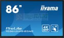 Monitor 85.6 cala ProLite TE8612MIS-B3AG,INFRARED,40pkt,VA,4K