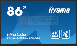 Monitor 85.6 cala ProLite TE8612MIS-B3AG,INFRARED,40pkt,VA,4K