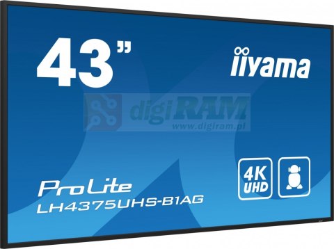 Monitor 42.5 cala ProLite LH4375UHS-B1 G,24/7,IPS,ANDROID 11