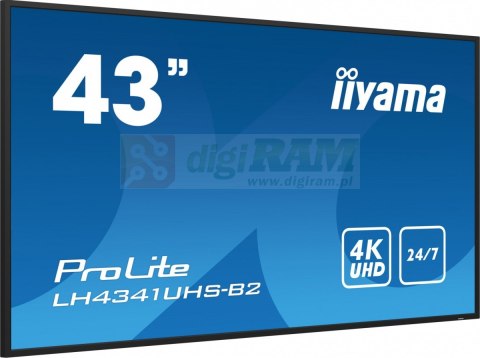 Monitor ProLite LH4341UHS-B2 42.5 cala 24/7,500cd,4K,IPS,3xHDMI