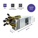 Qoltec Zestaw Zasilacz PCI-E Smart 1600W + ATX SilentLine 350W