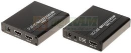 EXTENDER HDMI+USB-EX-70 obraz + myszka po skrętce