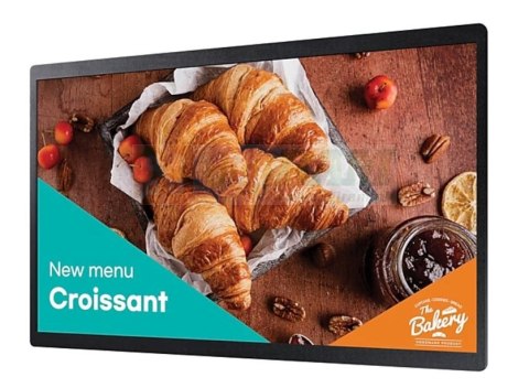 Monitor profesjonalny QB24C 24 cali Matowy Dotykowy 16h/7 250(cd/m2) 1920x1080(FHD) S10 Player (Tizen 7, VXT Ready) WiFi/BT 3 la