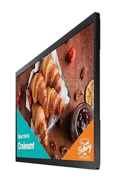 Monitor profesjonalny QB24C 24 cali Matowy Dotykowy 16h/7 250(cd/m2) 1920x1080(FHD) S10 Player (Tizen 7, VXT Ready) WiFi/BT 3 la