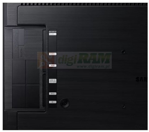 Monitor profesjonalny QB24C 24 cali Matowy Dotykowy 16h/7 250(cd/m2) 1920x1080(FHD) S10 Player (Tizen 7, VXT Ready) WiFi/BT 3 la