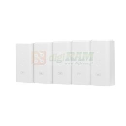 UBIQUITI :: (POE-24-24W-5P) PoE 24VDC 1A, for Carrier Instalations (earth grounding/ESD protection) GigaBit 5-pack
