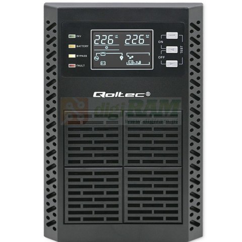 Zasilacz awaryjny UPS 1kVA | 1000W | Power Factor 1.0 | LCD | EPO| USB | On-line