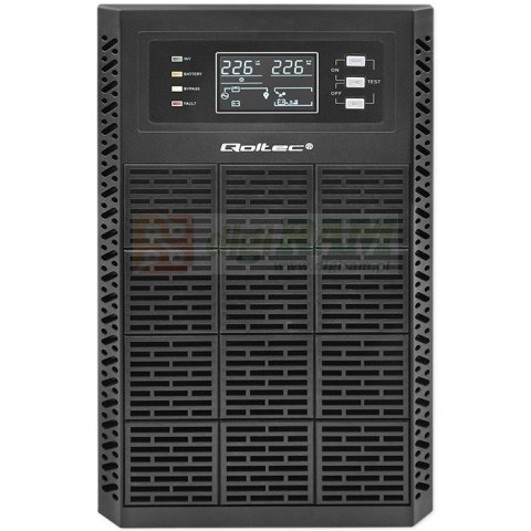 Zasilacz awaryjny UPS 3kVA | 3000W | Power Factor 1.0 | LCD | EPO| USB | On-line