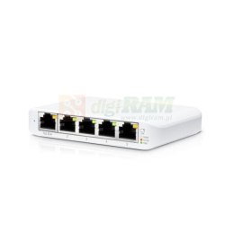 Ubiquiti Networks UniFi switch zarządzalny Flex Mini (5-pack) Gigabit Ethernet (10/100/1000) Obsługa PoE Biały