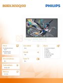 Monitor 86BDL3650Q 86 cali Public Display